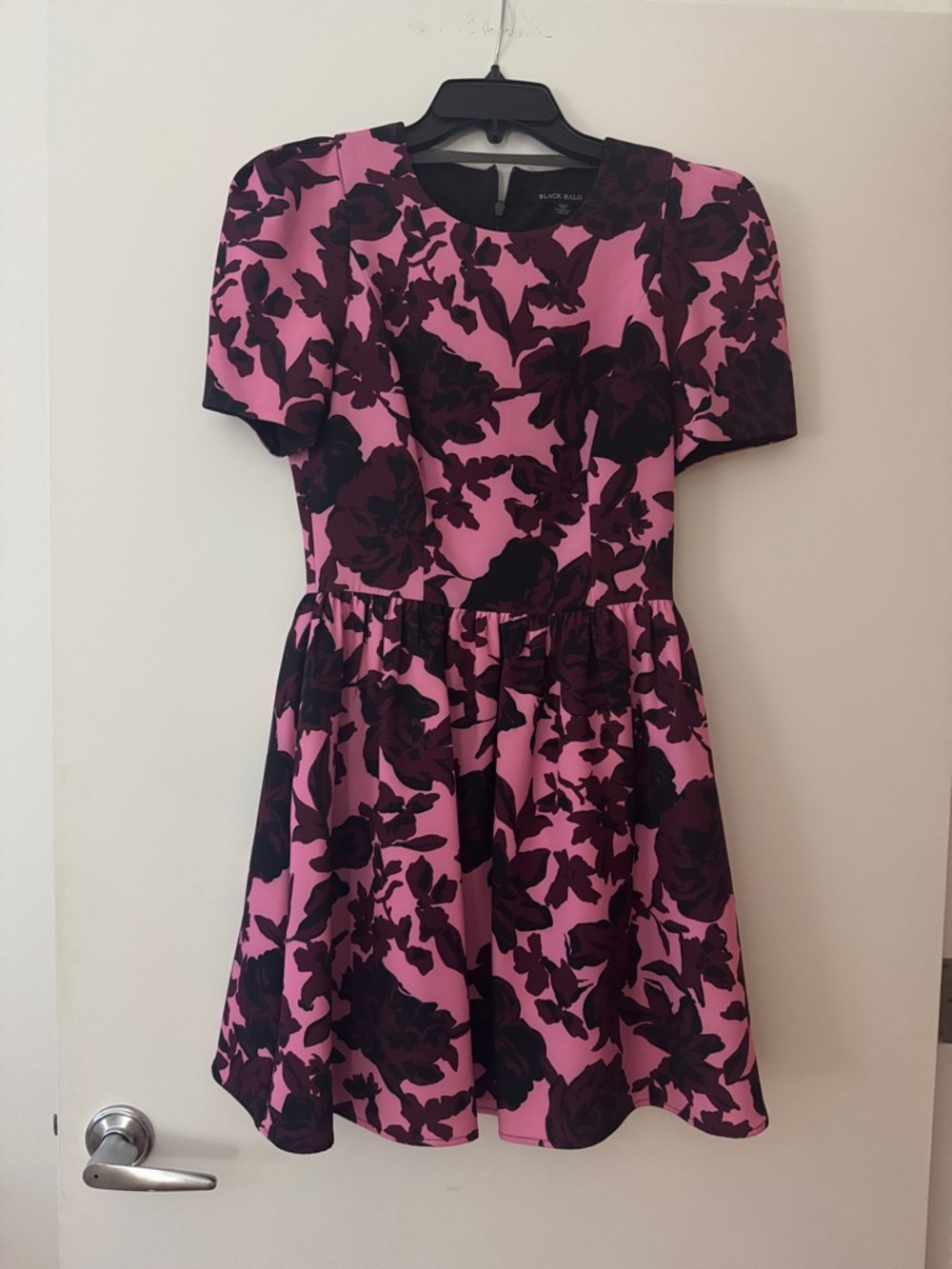 Black Halo floral dress